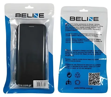 Beline Book Magnetic černá / Pouzdro typu kniha / Xiaomi Redmi 10