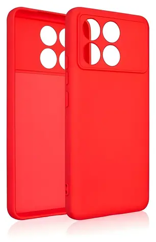 Beline Silicone Case Xiaomi Poco F6 Pro červená / Pouzdro / Silikonové