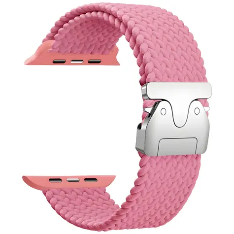 Beline Woven Nylon Parachute růžová / Řemínek pro Apple Watch / 42/44/45/49 mm / Nylon