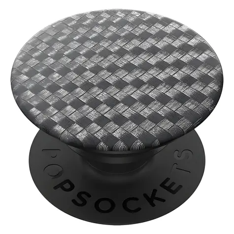 PopSockets PopGrip Premium Carbonite Weave Gen. 2 / Držák telefonu / Univerzální / Skládací
