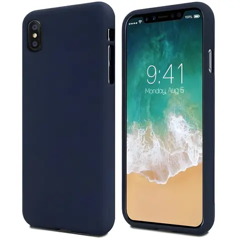 Mercury Soft Feeling pouzdro pro Apple iPhone 14 Plus půlnoční modrá / Pouzdro / TPU