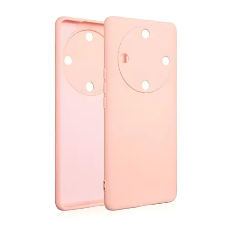 Beline Silicone Case Honor Magic5 Lite růžovozlatá / Silikonový kryt / Textilní podšívka / Bezdrátové nabíjení