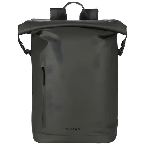 Tucano Rollo černá / Roll-top batoh na notebook / 15,6