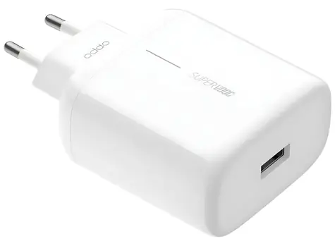 Oppo SUPERVOOC 65W bílá / Nabíječka / USB-A / Rychlé nabíjení