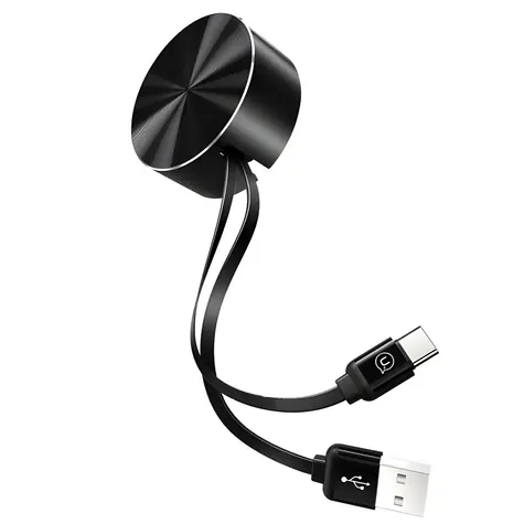 USAMS US-SJ164 černá / Navíjecí datový kabel / USB Type-C / 1m / 2A