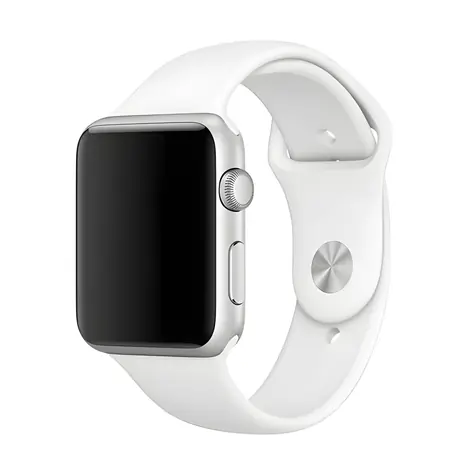 Mercury Silicone Strap Apple Watch 42/44/45 mm bílá / Řemínek / silikonový