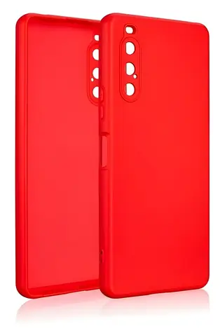 Beline Silicone Case Sony Xperia 10 V červená / Kryt / silikonový
