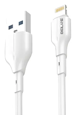 Beline BLNCWL01 bílá / Kabel USB-A na Lightning / 1 m / 25W