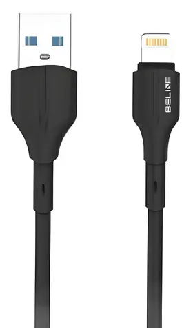 Beline BLNCBL01 černá / Kabel USB-A na Lightning / 1 m / 25W