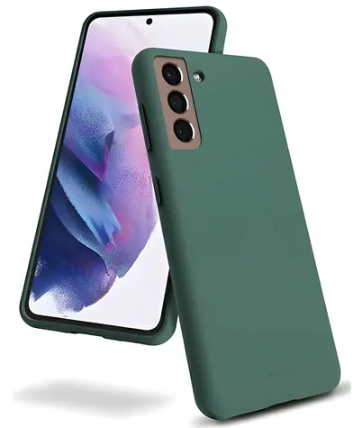 Mercury Silicone Case zelená pro Apple iPhone 15 Pro / Kryt / Silikon / 6,1