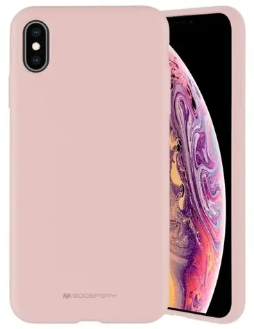 Mercury Silicone kryt pro iPhone 15 Pro Max pískově růžová / Kryt / Silikon