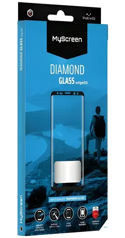 MyScreen Diamond Glass Edge3D Huawei Mate 20 Pro černá / Tvrzené sklo / 3D / Tvrdost 9H / Oleofobní vrstva