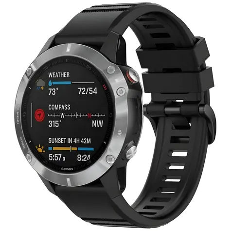 Beline Watch 1 černá / Řemínek pro Garmin Enduro 3/Fenix 8/Fenix 7X Pro / 26 mm / silikon