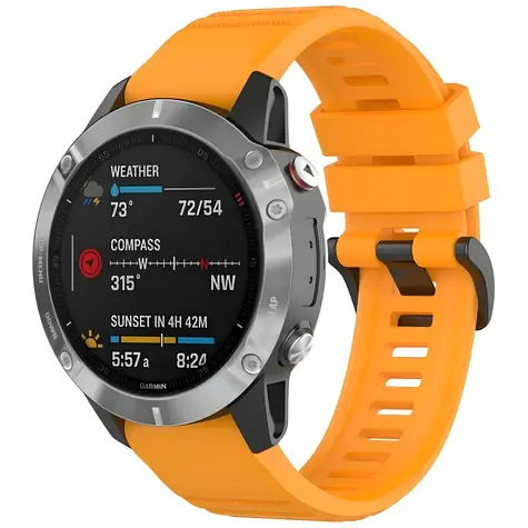 Beline Watch 1 oranžová / Pásek pro Garmin / silikon / 26 mm / Enduro, Fenix 8