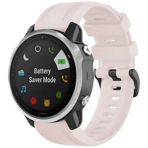Beline Watch 2 růžová / Řemínek pro Garmin Fenix 8/Fenix 7S/Instinct 2S / 20 mm / silikon