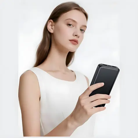 USAMS PB83 černá / Powerbanka / 10000 mAh / 2x USB-A / USB-C / PD