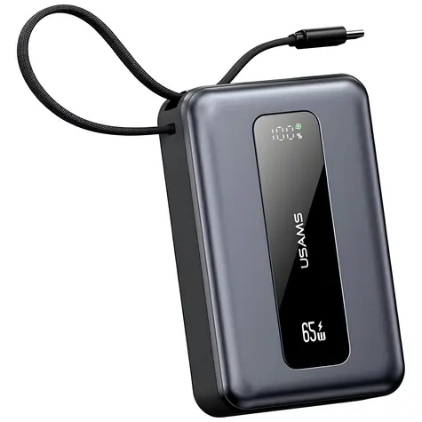 USAMS CD243 tarnish / Powerbanka / 20000 mAh / 65W / PD3.0 / QC3.0