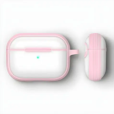 Spigen Ciel Color Brick růžová / Pouzdro / pro Apple AirPods Pro / karabina