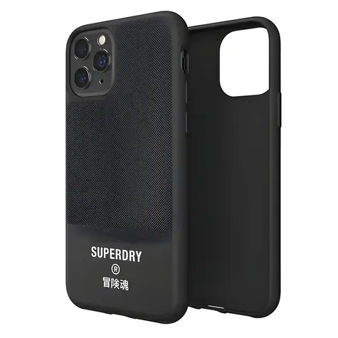SuperDry Moulded Canvas pro Apple iPhone 11 Pro Max černá / Kryt