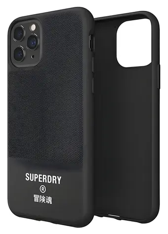 SuperDry Moulded Canvas pro Apple iPhone 11 Pro černá / Kryt