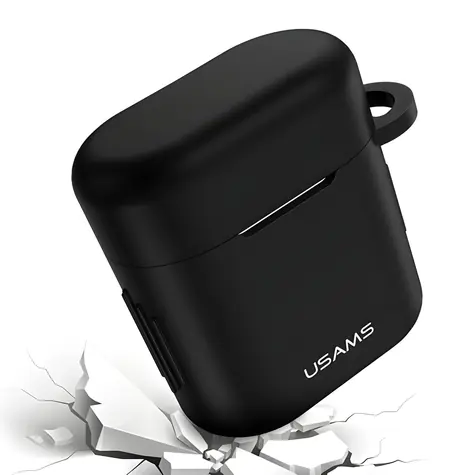 USAMS US-BH501 černá / Pouzdro / Silikonové / Huawei FreeBuds 2, FreeBuds 2 Pro