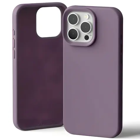Mercury Silicone fialová / Kryt / Apple iPhone 16 Pro Max / silikon, mikrovlákno / bezdrátové nabíjení