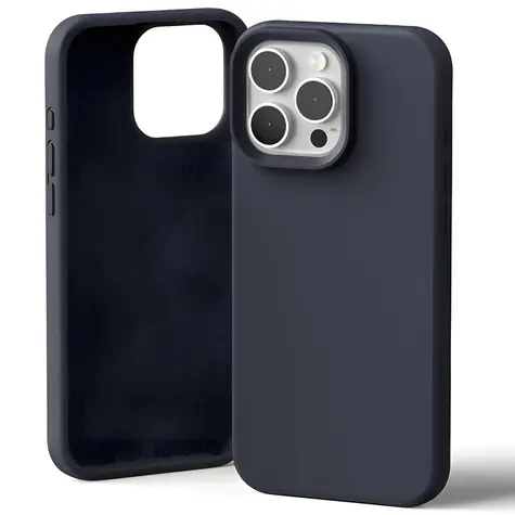 Mercury Silicone tmavě modrá / Kryt / Apple iPhone 16 Pro Max / silikon, mikrovlákno / bezdrátové nabíjení