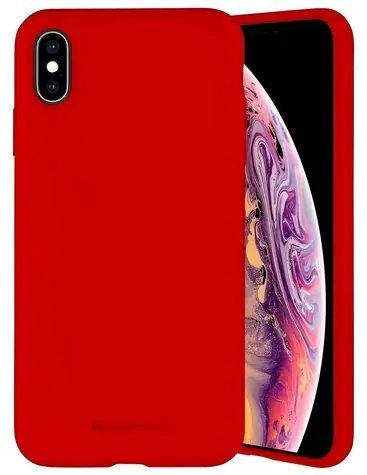 Mercury Silicone červená pro Samsung Galaxy A34 5G / Kryt / Silikon / Podpora bezdrátového nabíjení