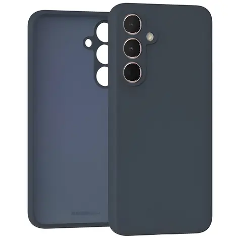 Mercury Silicone pouzdro pro Samsung Galaxy A35 5G (A356) tmavě modré / Pouzdro / silikon / bezdrátové nabíjení