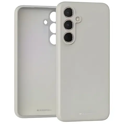 Mercury Silicone kamenová / Pouzdro pro Samsung Galaxy A35 5G A356 / silikon / bezdrátové nabíjení