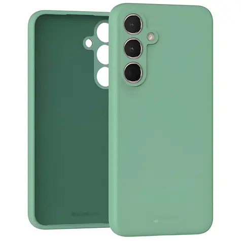 Mercury Silicone zelená / Pouzdro pro Samsung Galaxy A35 5G A356 / silikon / bezdrátové nabíjení