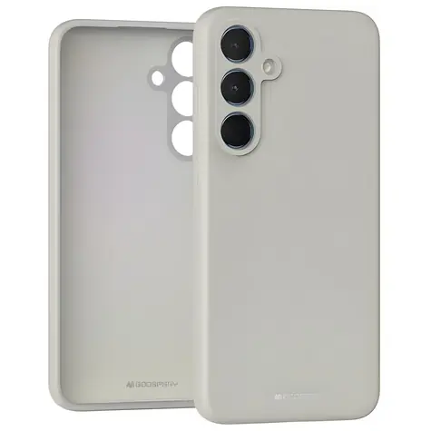 Mercury Silicone kamenová / Pouzdro pro Samsung Galaxy A55 5G A556 / silikon / bezdrátové nabíjení