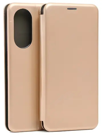 Beline Book Magnetic Oppo A98 zlatá / Pouzdro / Flipové / Magnetické zavírání / Umělá kůže
