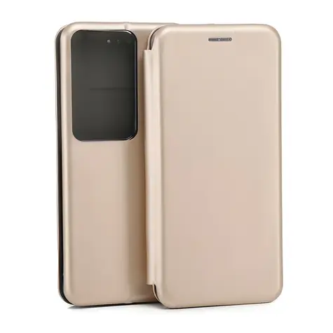 Beline Book Magnetic zlatá / Pouzdro typu kniha / Oppo Reno 11F / Magnetické zapínání