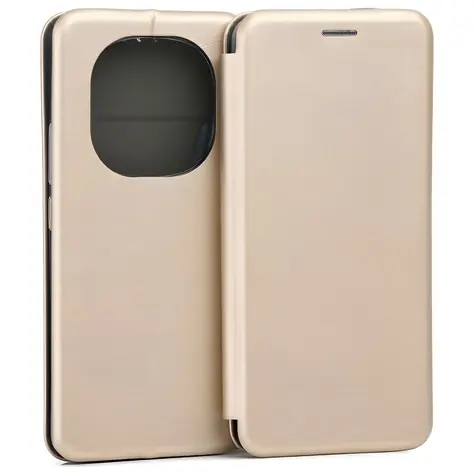 Beline Book Magnetic zlatá / Flipové pouzdro / Xiaomi Redmi Note 14 Pro+ 5G / Magnetické zavírání
