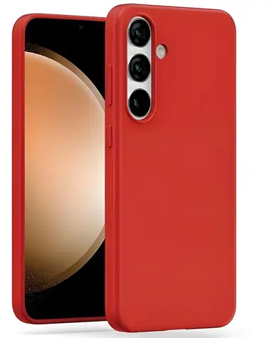 Mercury Soft pouzdro pro Samsung Galaxy S23 FE (S711) červená / Pouzdro / TPU / Matný povrch