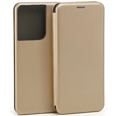 Beline Book Magnetic Oppo Reno 8 zlaté / Pouzdro na mobil / Knížkové / Magnetické / Umělá kůže