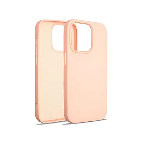 Beline Silicone růžovozlatá / Silikonový kryt / pro Apple iPhone 15 Pro 6,1