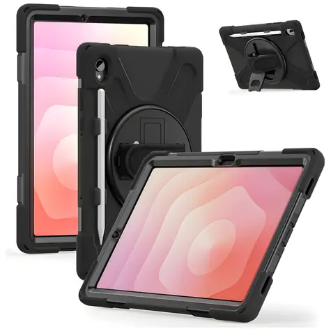 4smarts Rugged Case Grip černá / Kryt / Samsung Galaxy Tab S11 / odolný / stojánek