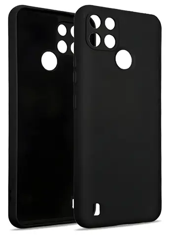 Beline Silikonový kryt pro Realme C21Y černá / Kryt / silikon / bezdrátové nabíjení