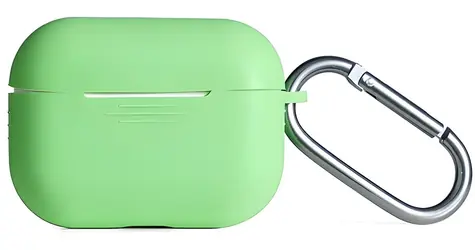 Beline Silicone AirPods Pro zelená / Pouzdro pro sluchátka / silikonové / karabina