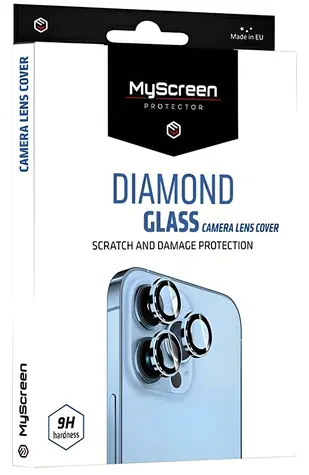 MyScreen Diamond Glass Pro Samsung Galaxy S25+ černá / Ochranné sklo fotoaparátu / Tvrzenost 9H