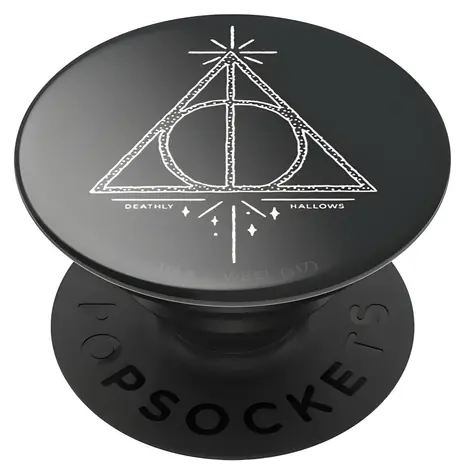 PopSockets PopGrip Premium Deathly Hallows / Držák telefonu / Skládací / Bezdrátové nabíjení