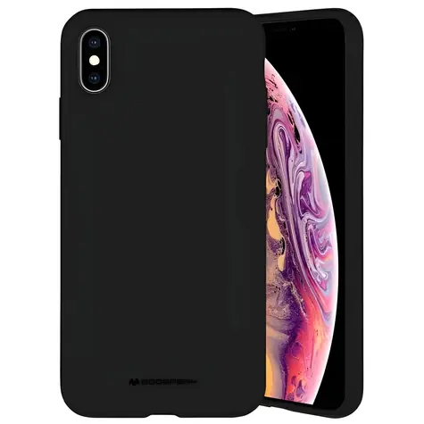 Mercury Silicone Samsung Galaxy S23 Ultra černá / Pouzdro / Silikonové / Mikrovlákno uvnitř