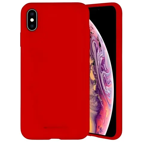 Mercury Silicone pouzdro pro Samsung Galaxy S23 Ultra červená / Pouzdro / Silikonové / Bezdrátové nabíjení