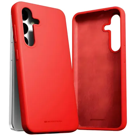 Mercury Silicone pouzdro pro Samsung Galaxy S24 (S921) červená / Pouzdro na mobil / Silikonové