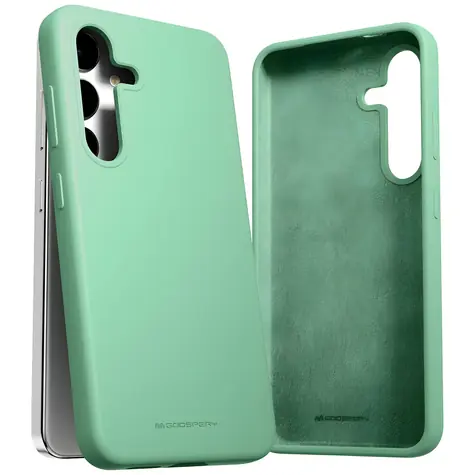 Mercury Silicone pouzdro pro Samsung Galaxy S24 (S921) zelená / Pouzdro na mobil / Silikonové