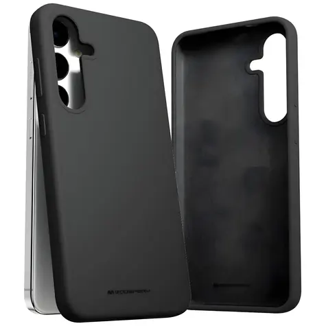 Mercury Silicone pro Samsung Galaxy S24+ (S926) černá / Pouzdro / Silikon / Bezdrátové nabíjení