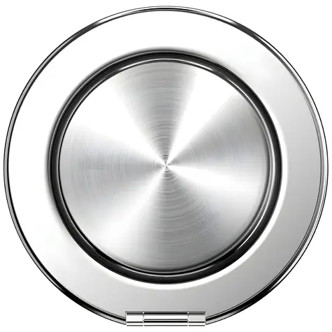 PopSockets MagSafe Aluminum Radial stříbrná / Držák na telefon / MagSafe / Hliník / Stojánek