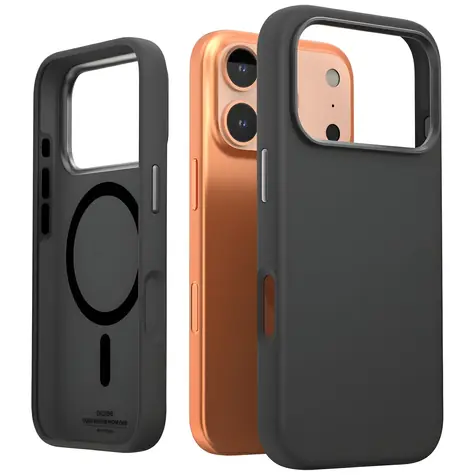Araree Typo Skin M černá / Kryt pro Apple iPhone 17 Pro / MagSafe / Silikon